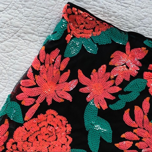 Nasty Gal Blossom Sequin Mini Skirt - Picture 3 of 5